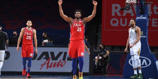 开云移动端-40分19篮板+绝平三分 恩比德打爆戈贝尔迈向MVP